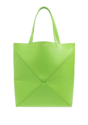 LOEWE XL Puzzle Fold tote bag - Green