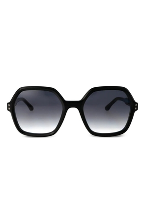 Isabel Marant Eyewear geometric-frame sunglasses - Black