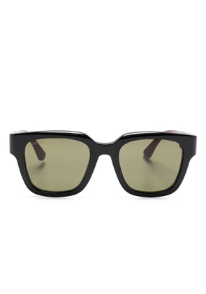 Gucci Eyewear oversize-frame sunglasses - Black
