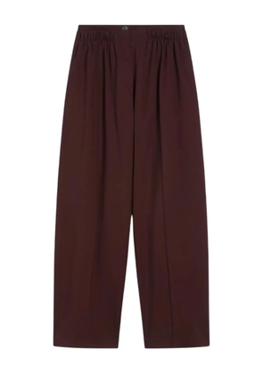 Sportmax double-belt wide-leg trousers - Red