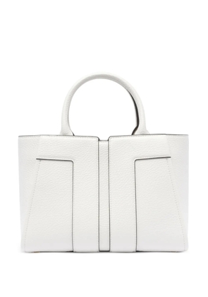 Elisabetta Franchi faux-leather tote bag - White