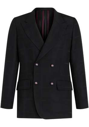 ETRO wool double-breast jacket - Black