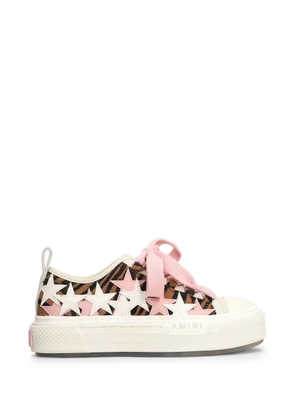 AMIRI star-pattern lace-up sneakers - Brown