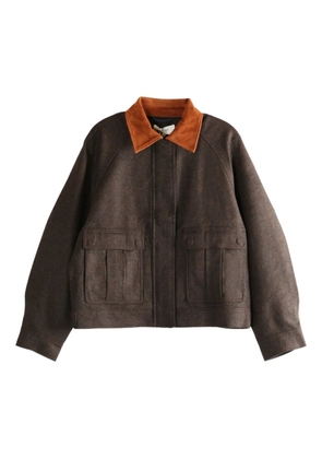 ATELIER NEW YORK collared pocket jacket - Brown