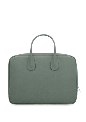 Valextra My Logo laptop bag - Green