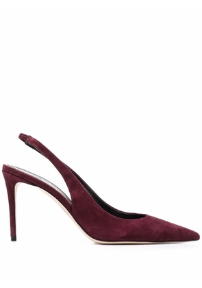 Scarosso x Brian Atwood Sutton slingback pumps - Purple