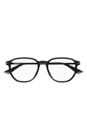 MONT BLANC EYEWEAR rectangle glasses - Black