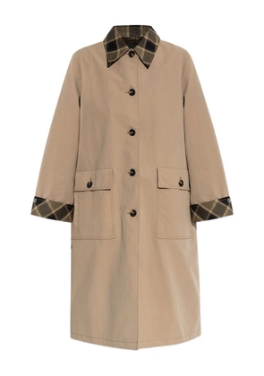 PS Paul Smith checked-trim coat - Neutrals