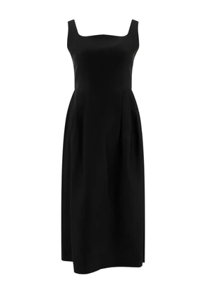 SANDBEIGE square-neck midi dress - Black