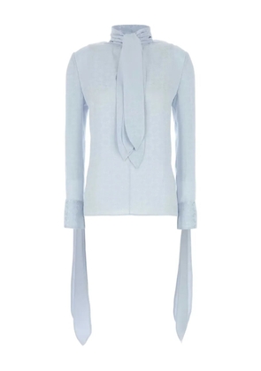 Givenchy monogram 72 jacquard blouse - Blue