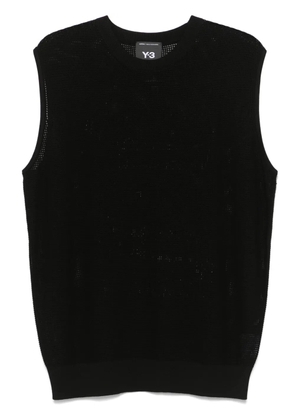 Y-3 x Adidas graphic knit vest - Black