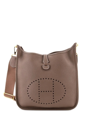 Hermès Pre-Owned Evelyne Bag Gen III Clemence PM crossbody bag - Grey