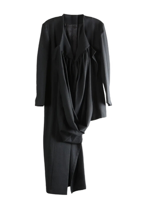 Yohji Yamamoto draped jacket - Black