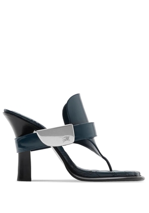 Burberry leather Bay sandals - Blue