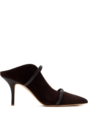 Malone Souliers 70mm two-strap pointed-toe mules - Brown