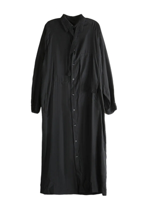 Y's button-cuff shirt dress - Black