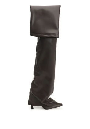 The Attico 95mm over-the-knee boots - Brown