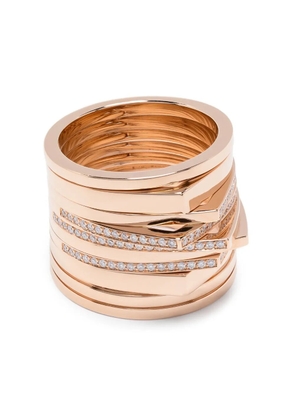 Repossi 18kt rose gold Antifer diamond ring - Pink