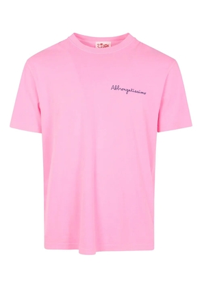 MC2 Saint Barth embroidered cotton t-shirt - Pink