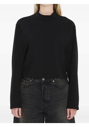 Moncler x EE72 by Edward Enninful logo-patch long-sleeve sweatshirt - Black