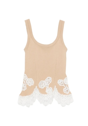 Ermanno Scervino lace vest - Neutrals