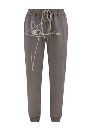 Rick Owens x Champion cotton track pants - Grey