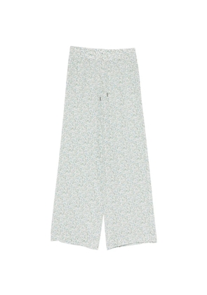 Ermanno Scervino floral-print trousers - White