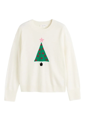 Chinti & Parker Christmas Tree sweater - Neutrals
