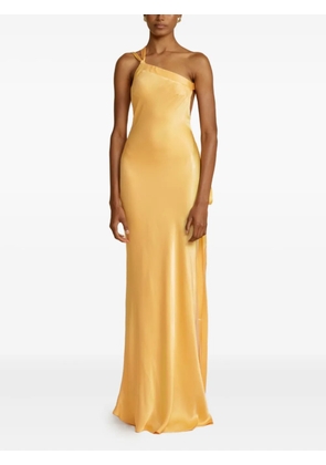 ARCINA ORI Monique asymmetric maxi dress - Yellow
