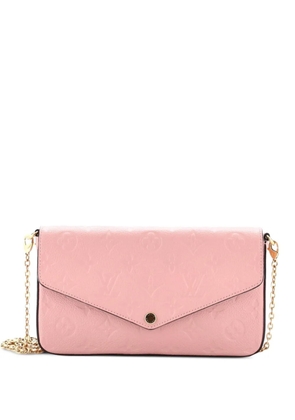 Louis Vuitton Pre-Owned Felicie Pochette Monogram Empreinte Leather crossbody bag - Pink
