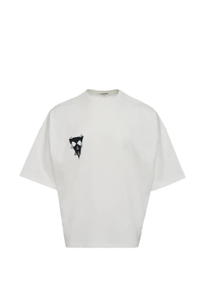 Blackjack crew-neck short-sleeve T-shirt - White