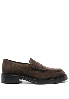 Tod's suede loafers - Brown