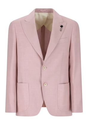 Lardini patch-pocket blazer - Pink