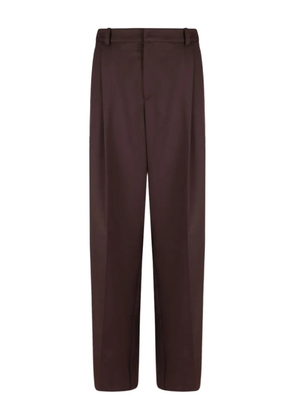 Elisabetta Franchi pleated-pocket trousers - Brown
