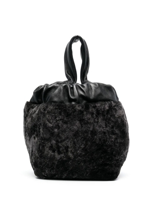 Jil Sander leather tote bag - Black