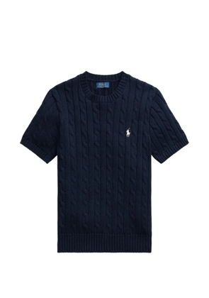 Polo Ralph Lauren cable-knit T-shirt - Blue