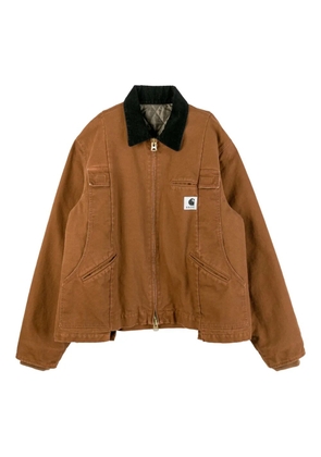 Carhartt WIP Sacai corduroy-collar jacket - Brown
