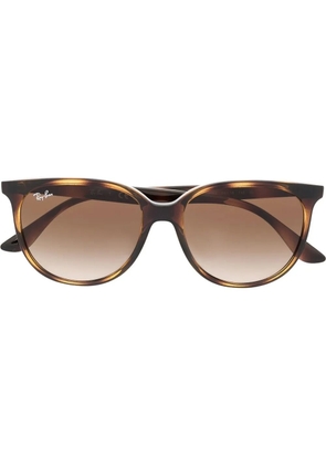 Ray-Ban tortoise square-frame sunglasses - Brown