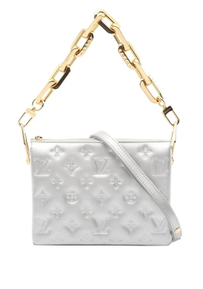 Louis Vuitton Pre-Owned 2010s BB Coussin embossed two-way shoulder bag - Silver