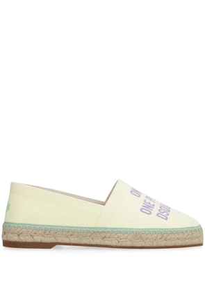 DSQUARED2 logo-print espadrilles - Neutrals