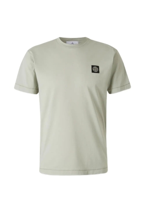 Stone Island logo crew-neck T-shirt - Green