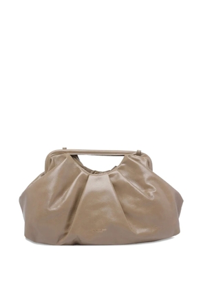 MY BEST BAG logo leather tote bag - Neutrals