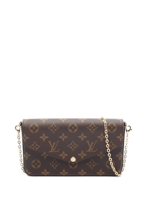 Louis Vuitton Pre-Owned Felicie Monogram-canvas pochette - Brown