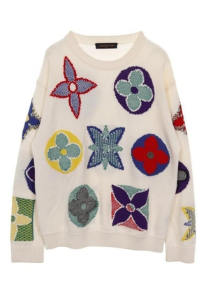 Louis Vuitton Pre-Owned 2010s Flower Monogram sweater - Neutrals