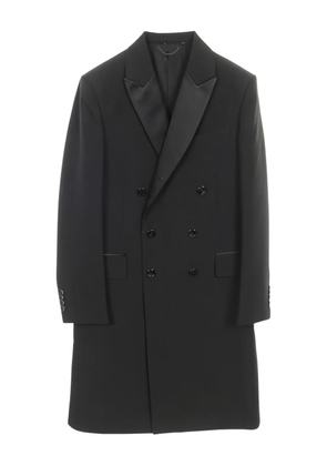 Louis Vuitton Pre-Owned 20s peaked-lapel double-breasted coat - Black