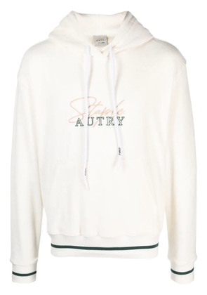 Autry x Jeff Staple logo-embroidered hoodie - White
