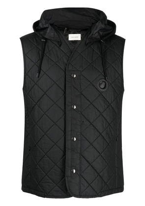 Craig Green button-up quilted gilet - Black