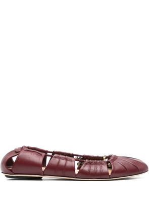 Chloé Luna Naked ballet flats - Red