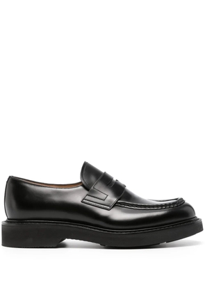 Church's leather penny loafers - Black