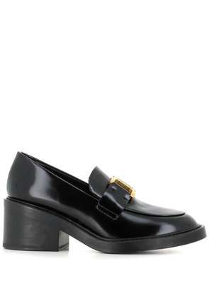 Chloé 60mm buckled leather loafers - Black